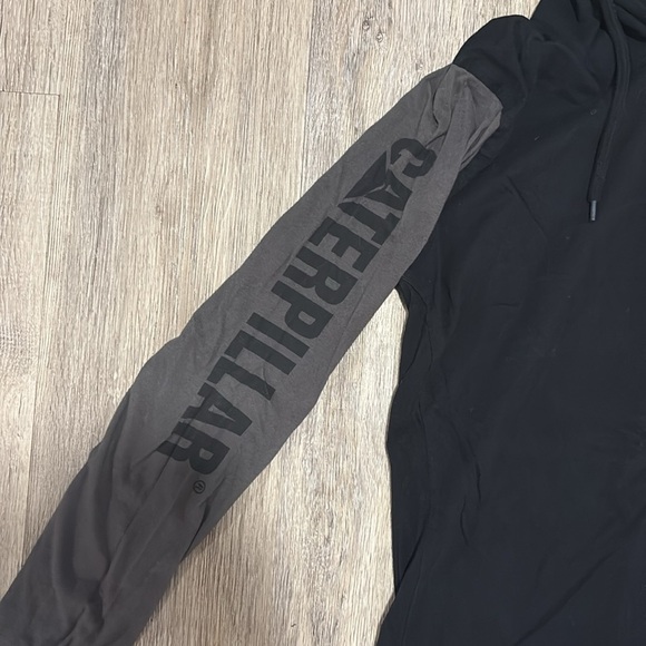 Caterpillar Black and Gray Women Thin Hoodie - Picture 5 of 9